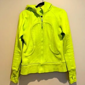 Lululemon Scuba Hoodie - Neon, Size 6